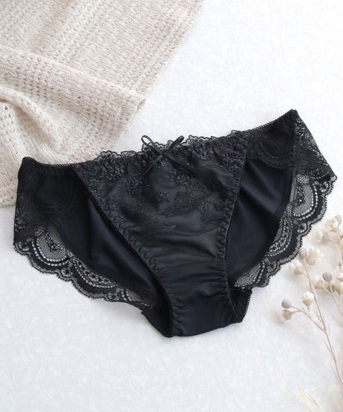 tu-hacci(ツーハッチ)の「コデマリレースフルバックショーツ【ショーツ単品】(ショーツ・レディース・プラム/ピンク/ラベンダー/ブルーグレー/グレイッシュベージュ/ブラック・L/M/XL)」の12枚目の写真