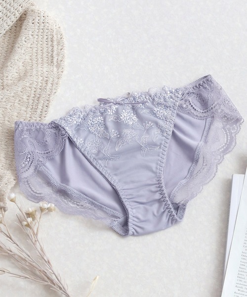 tu-hacci(ツーハッチ)の「コデマリレースフルバックショーツ【ショーツ単品】(ショーツ・レディース・プラム/ピンク/ラベンダー/ブルーグレー/グレイッシュベージュ/ブラック・L/M/XL)」の14枚目の写真