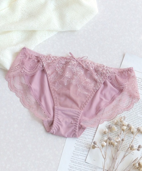 tu-hacci(ツーハッチ)の「コデマリレースフルバックショーツ【ショーツ単品】(ショーツ・レディース・プラム/ピンク/ラベンダー/ブルーグレー/グレイッシュベージュ/ブラック・L/M/XL)」の15枚目の写真