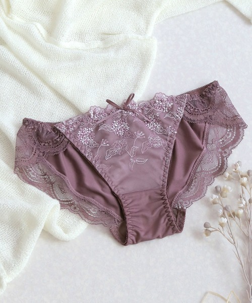tu-hacci(ツーハッチ)の「コデマリレースフルバックショーツ【ショーツ単品】(ショーツ・レディース・プラム/ピンク/ラベンダー/ブルーグレー/グレイッシュベージュ/ブラック・L/M/XL)」の16枚目の写真