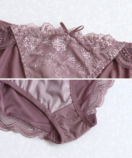 tu-hacci(ツーハッチ)の「コデマリレースフルバックショーツ【ショーツ単品】(ショーツ・レディース・プラム/ピンク/ラベンダー/ブルーグレー/グレイッシュベージュ/ブラック・L/M/XL)」の18枚目の写真