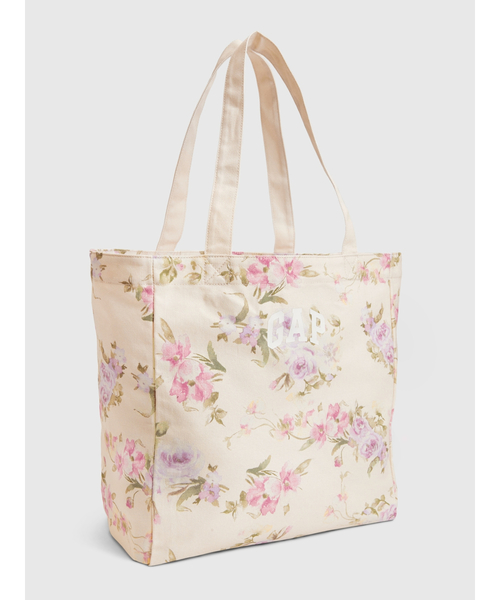 GAP(ギャップ)の「Gap × Loveshackfancy フローラル トートバッグ(トートバッグ・レディース・アイボリー/インディゴブルー・ONE SIZE)」の2枚目の写真