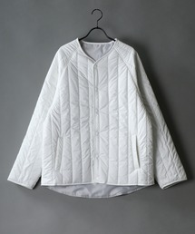 SITRY | 2way reversible fiber down quilting Jacket/リバーシブル ファイバーダウン キルティング ジャケット(ノーカラージャケット)