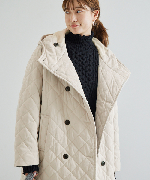 FRAMeWORK（フレームワーク）の「キルティングフーディコート（その他