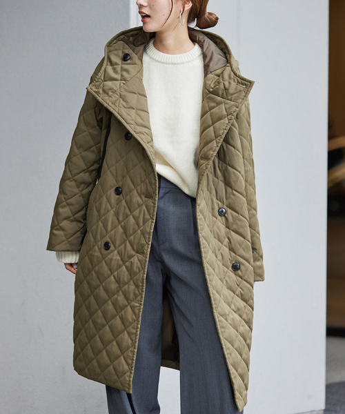 FRAMeWORK（フレームワーク）の「キルティングフーディコート（その他