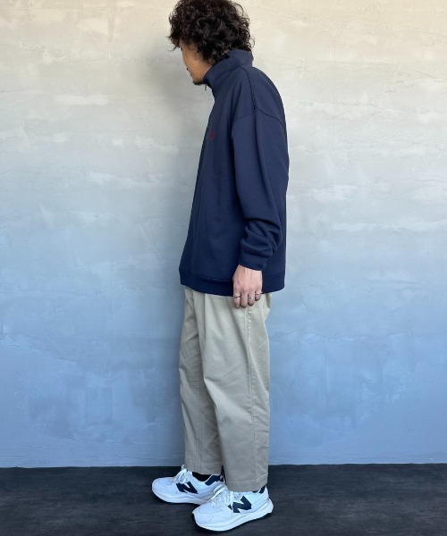 U.S. POLO ASSN.（ユーエスポロアッスン）の「【WEB限定】[U.S. POLO ASSN./ユーエスポロアッスン] 別注 ワンポイントロゴ刺繍 ハーフジップスウェット（スウェット・レディース・バーガンディー/グレー/グレー系/ネイビー系/ネイビー・S/M/L/XL）」の15枚目の写真