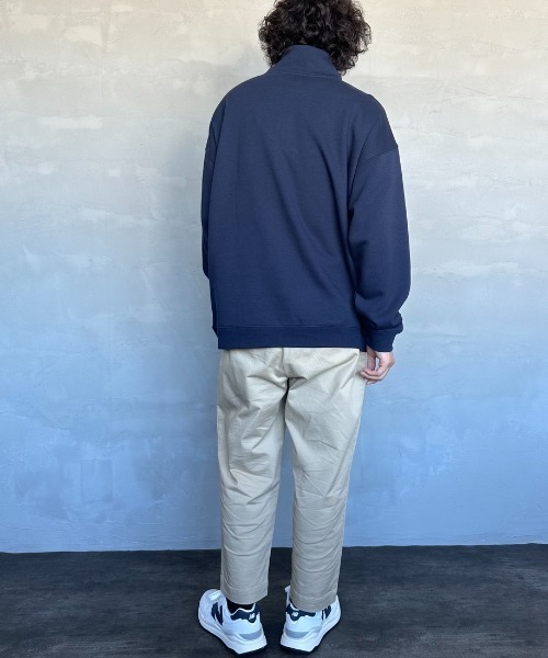 U.S. POLO ASSN.（ユーエスポロアッスン）の「【WEB限定】[U.S. POLO ASSN./ユーエスポロアッスン] 別注 ワンポイントロゴ刺繍 ハーフジップスウェット（スウェット・レディース・バーガンディー/グレー/グレー系/ネイビー系/ネイビー・S/M/L/XL）」の16枚目の写真