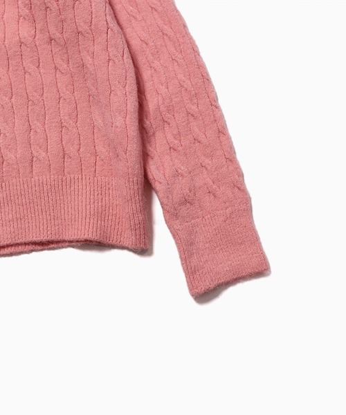 ROOPTOKYO(ループトウキョウ)の「▲CHERRIES KNIT POLO / ニットポロ(ニット/セーター・レディース・ピンク/ライトブルー/ホワイト/ラベンダー/ホワイト系その他・L/S/M/FREE)」の9枚目の写真