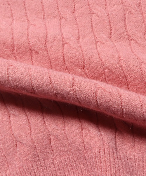 ROOPTOKYO(ループトウキョウ)の「▲CHERRIES KNIT POLO / ニットポロ(ニット/セーター・レディース・ピンク/ライトブルー/ホワイト/ラベンダー/ホワイト系その他・L/S/M/FREE)」の10枚目の写真