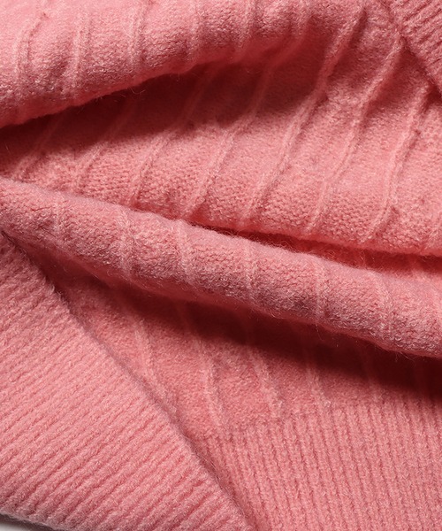 ROOPTOKYO(ループトウキョウ)の「▲CHERRIES KNIT POLO / ニットポロ(ニット/セーター・レディース・ピンク/ライトブルー/ホワイト/ラベンダー/ホワイト系その他・L/S/M/FREE)」の11枚目の写真