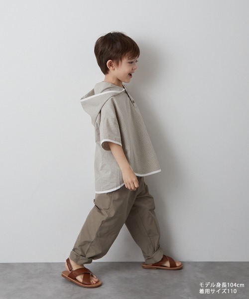 riziere（リジェール）の「撥水加工パンツ（その他パンツ・キッズ・グレイッシュベージュ/ブラック/モカ/カーキ・140/150/120/130/100/110/90）」の8枚目の写真