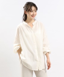 GLOBAL WORK Smile Seed Store | コットンボイルブラウス長袖/176108(シャツ/ブラウス)
