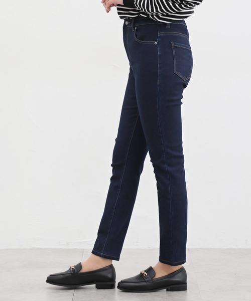 Honeys（ハニーズ）の「暖裏起毛デニムスキニーパンツ（股下６８ｃｍ）（デニムパンツ・レディース・ワンウォッシュ/インディゴブルー・3L/S/SS/LL/M/L）」の12枚目の写真