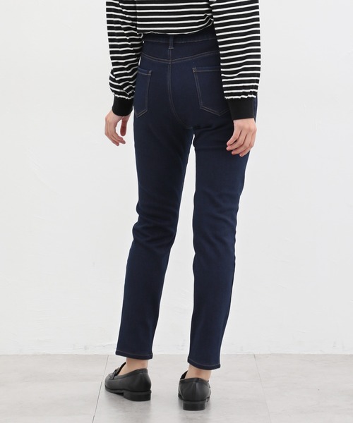 Honeys（ハニーズ）の「暖裏起毛デニムスキニーパンツ（股下６８ｃｍ）（デニムパンツ・レディース・ワンウォッシュ/インディゴブルー・3L/S/SS/LL/M/L）」の13枚目の写真