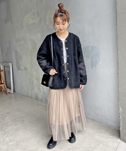 Cape HEIGHTS（ケープハイツ）の「【Cape HEIGHTS / ケープハイツ】KINSELLA（ブルゾン・レディース・ブラック/アイボリー・X-SMALL）」の3枚目の写真