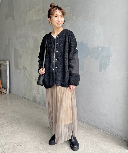 Cape HEIGHTS（ケープハイツ）の「【Cape HEIGHTS / ケープハイツ】KINSELLA（ブルゾン・レディース・ブラック/アイボリー・X-SMALL）」の4枚目の写真