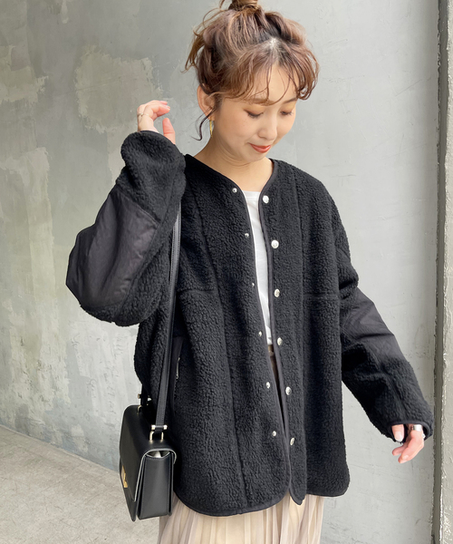 Cape HEIGHTS（ケープハイツ）の「【Cape HEIGHTS / ケープハイツ】KINSELLA（ブルゾン・レディース・ブラック/アイボリー・X-SMALL）」の9枚目の写真