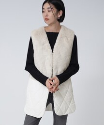 GALLEST | エコファーキルトベスト(ベスト)