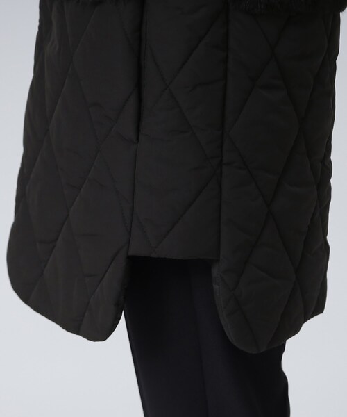 GALLEST（ギャレスト）の「エコファーキルトベスト（ベスト・レディース・ブラック/オフホワイト・38）」の14枚目の写真