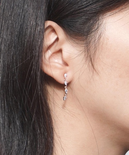 misto accessories(ミストアクセサリーズ)の「エレガントシンプルピアス(ピアス(両耳用)・レディース・ピンクゴールド/シルバー・FREE)」の15枚目の写真