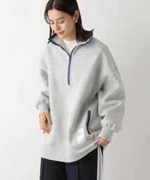 LEPSIM | スタンドZIPチュニック　183626(Tシャツ/カットソー)