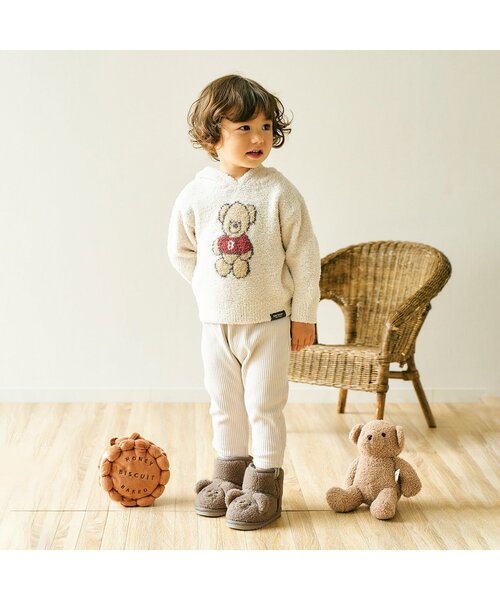 apres les cours（アプレレクール）の「tiny bear ボアブーツ（ブーツ・キッズ・ベージュ・16/14/15 ）」の7枚目の写真