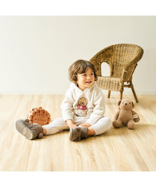 apres les cours（アプレレクール）の「tiny bear ボアブーツ（ブーツ・キッズ・ベージュ・16/14/15 ）」の8枚目の写真