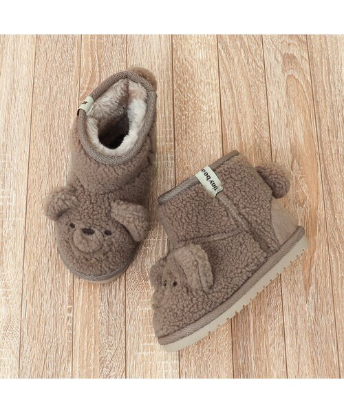 apres les cours（アプレレクール）の「tiny bear ボアブーツ（ブーツ・キッズ・ベージュ・16/14/15 ）」の9枚目の写真