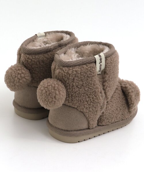 apres les cours（アプレレクール）の「tiny bear ボアブーツ（ブーツ・キッズ・ベージュ・16/14/15 ）」の15枚目の写真
