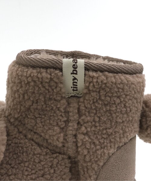 apres les cours（アプレレクール）の「tiny bear ボアブーツ（ブーツ・キッズ・ベージュ・16/14/15 ）」の3枚目の写真