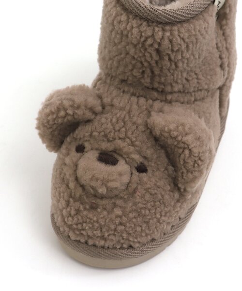 apres les cours（アプレレクール）の「tiny bear ボアブーツ（ブーツ・キッズ・ベージュ・16/14/15 ）」の4枚目の写真
