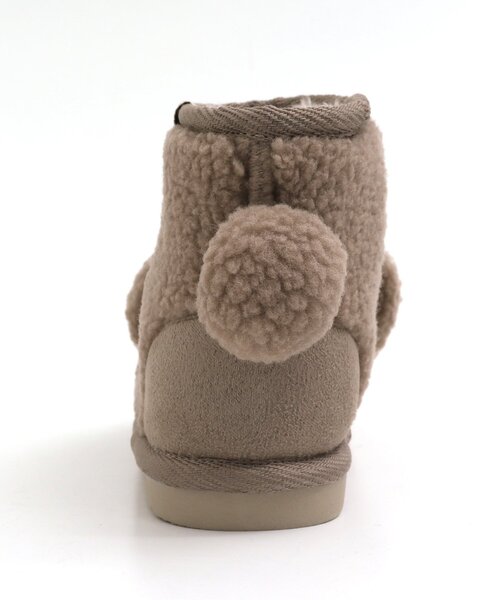 apres les cours（アプレレクール）の「tiny bear ボアブーツ（ブーツ・キッズ・ベージュ・16/14/15 ）」の5枚目の写真