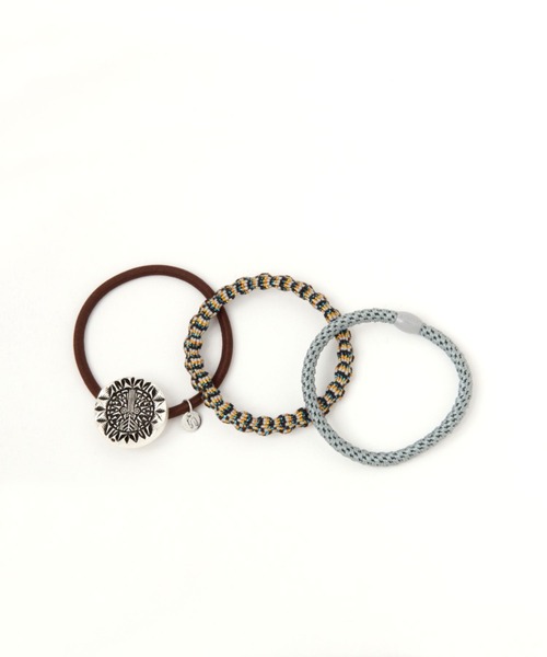 niko and...（ニコアンド）の「マーブル3セットヘアゴム（ヘアゴム・レディース・ネイビー/レッド/ライトブルー/グリーン・0）」の3枚目の写真