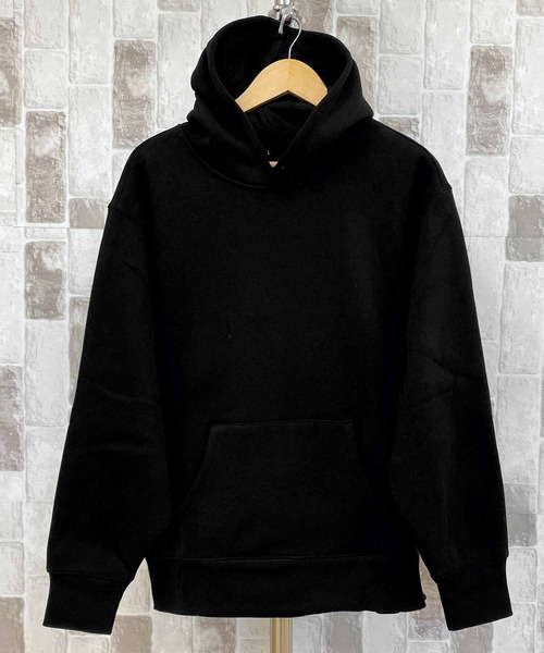 TopIsm（トップイズム）の「オーバーサイズ ヘビーウェイト裏起毛無地 スウェットプルパーカー（パーカー・メンズ・ブラック/杢グレー/オートミール/チャコールグレー・LL/L/M）」の16枚目の写真