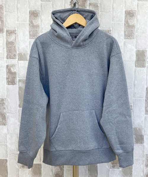 TopIsm（トップイズム）の「オーバーサイズ ヘビーウェイト裏起毛無地 スウェットプルパーカー（パーカー・メンズ・ブラック/杢グレー/オートミール/チャコールグレー・LL/L/M）」の18枚目の写真