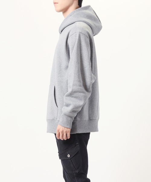 TopIsm（トップイズム）の「オーバーサイズ ヘビーウェイト裏起毛無地 スウェットプルパーカー（パーカー・メンズ・ブラック/杢グレー/オートミール/チャコールグレー・LL/L/M）」の10枚目の写真
