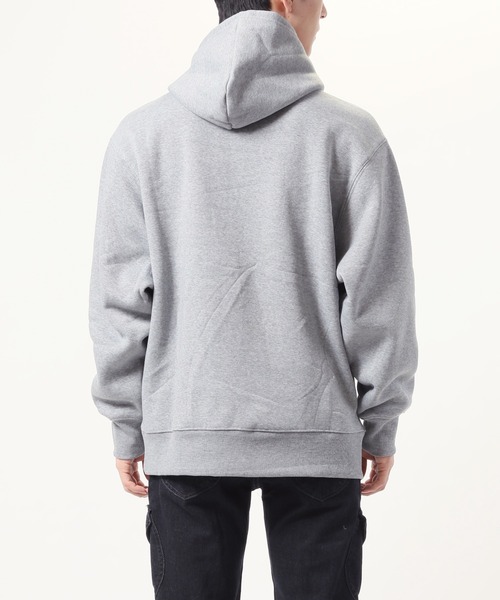 TopIsm（トップイズム）の「オーバーサイズ ヘビーウェイト裏起毛無地 スウェットプルパーカー（パーカー・メンズ・ブラック/杢グレー/オートミール/チャコールグレー・LL/L/M）」の11枚目の写真