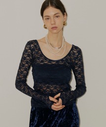 yae | 2way lace top／2wayレーストップス(Tシャツ/カットソー)