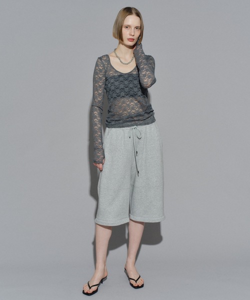 2way lace top／2wayレーストップス（Tシャツ/カットソー）｜yae（ヤエ