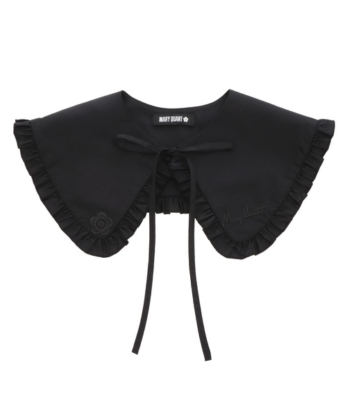 MARY QUANT（マリークワント）の「デイジーサインロゴフリル 付襟（付け襟・レディース・ブラック/ホワイト・FREE）」の4枚目の写真