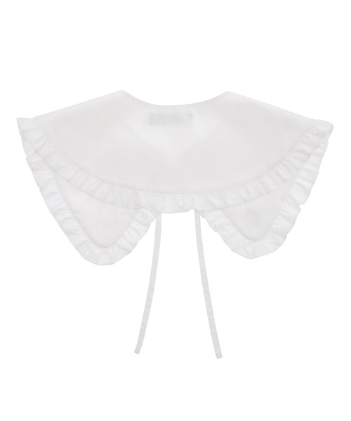 MARY QUANT（マリークワント）の「デイジーサインロゴフリル 付襟（付け襟・レディース・ブラック/ホワイト・FREE）」の12枚目の写真