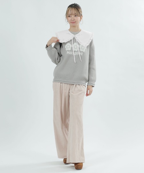 MARY QUANT（マリークワント）の「デイジーサインロゴフリル 付襟