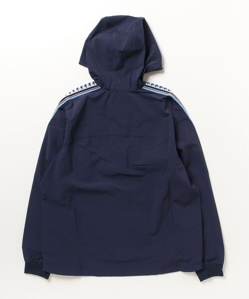 Maison Kitsune × and wander trak hoodie and wander Maison Kitsuné Trak Hoodie in Blue for Men | Lyst UK