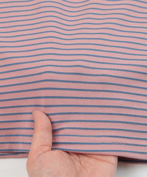 miette(ミエット)の「フラワーレース切替ボーダーロンT(Tシャツ/カットソー・レディース・ピンク/オレンジ/ライトグリーン・FREE)」の10枚目の写真