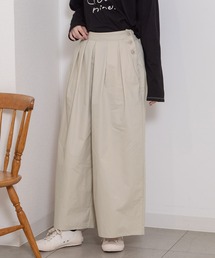 サイドボタン」に該当するレディースのその他パンツ（ワイド