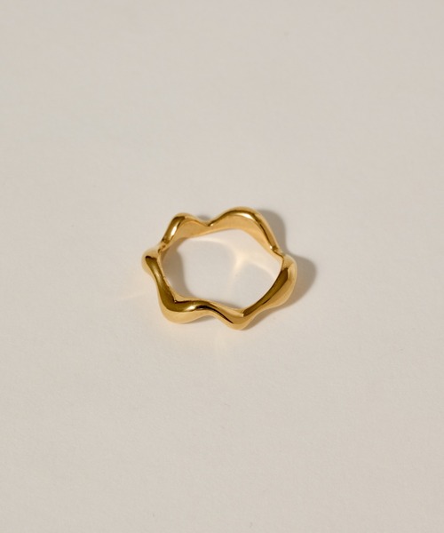 novice（ノーヴィス）の「【novice】Lava Ring［Stainless］（リング・レディース・シルバー/ゴールド・11/13/16/17/14）」の4枚目の写真