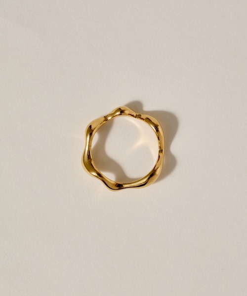 novice（ノーヴィス）の「【novice】Lava Ring［Stainless］（リング・レディース・シルバー/ゴールド・11/13/16/17/14）」の5枚目の写真