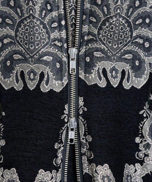 superNova.（スーパーノヴァ）の「【superNova./スーパーノヴァ】MA-1 Flight jacket - Velvet jacquard（ブルゾン・メンズ・アイボリー/ブラック・S/M）」の5枚目の写真