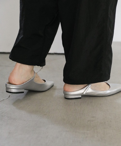 select MOCA（セレクトモカ）の「メリージェーンフラットサンダル（サンダル・レディース・シルバー/ブラック・LARGE/SMALL/MEDIUM）」の11枚目の写真