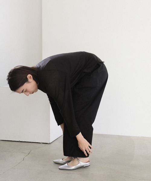 select MOCA（セレクトモカ）の「メリージェーンフラットサンダル（サンダル・レディース・シルバー/ブラック・LARGE/SMALL/MEDIUM）」の13枚目の写真